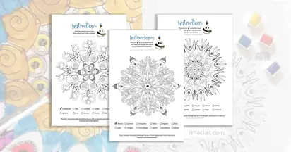 animal mandalas coloring pages box of ideas