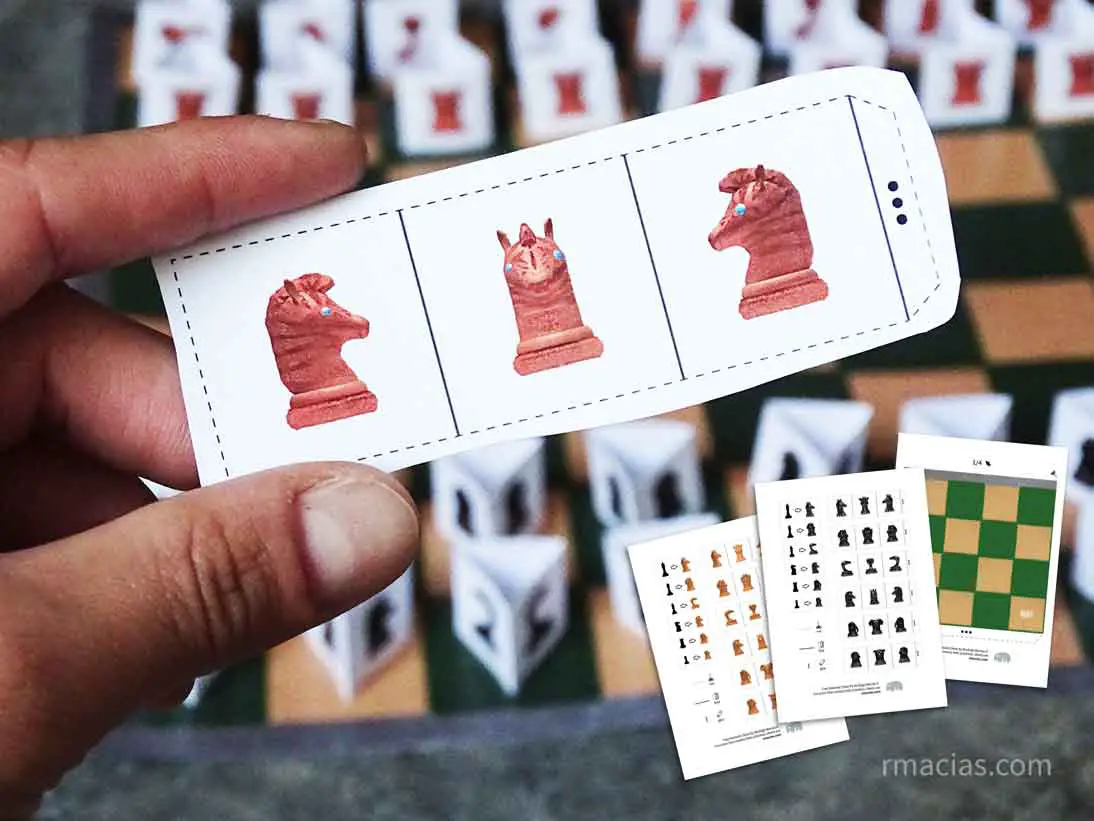 3D Printed Recycled Material Chess Board Dog Themed Webbetalink
