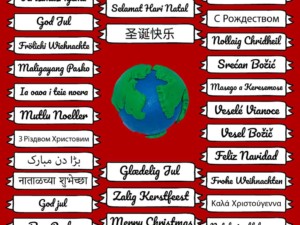 How to say “Merry Xmas” in more than 60 different languages from around the world