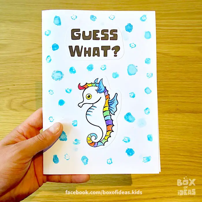 seahorse-illustrated-guess-what-bilingual-card-for-Inclusive-Modern-DIY-Fathers-Day-Gift-by-box-of-ideas