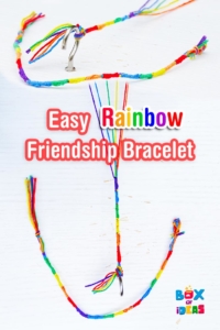 Easy Rainbow Friendship Bracelet Tutorial