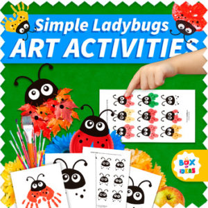 collage of simple-ladybugs-art-activities-for-prek-and-preschool