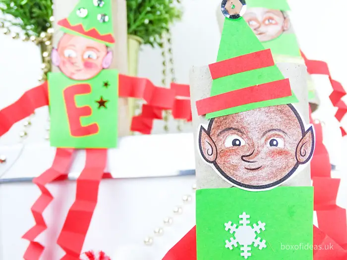 DIY Elf on the Shelf toilet tube craft for teachers of preschool kids