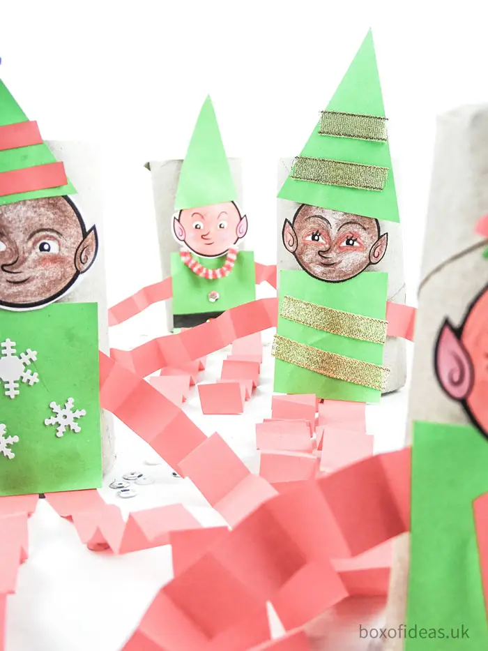 DIY Elf on the Shelf toilet tube craft for teachers of preschool kids