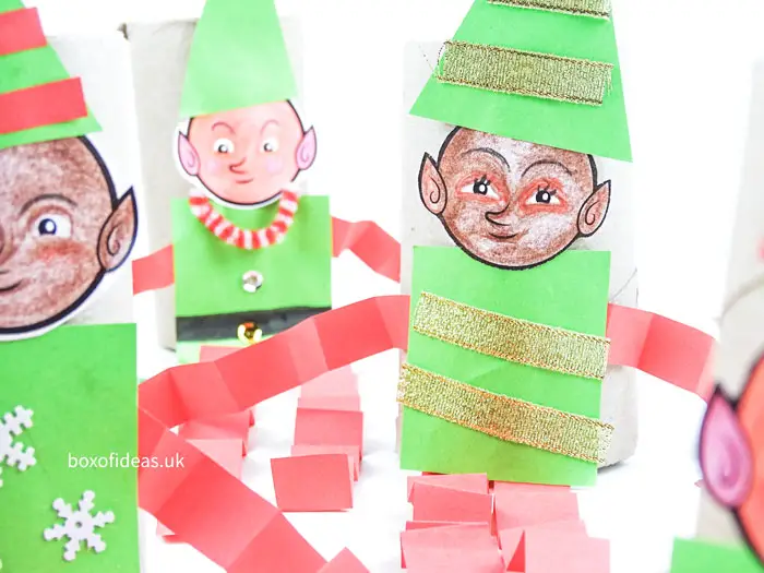 DIY #Elfs on the Shelf toilet tube #craft for #teachers of preschool kids