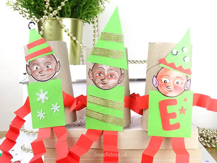 DIY Elf on the Shelf toilet tube craft for teachers of preschool kids