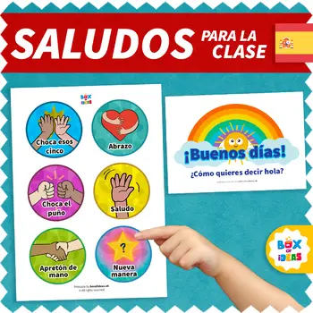 Morning Greeting Poster in Spanish