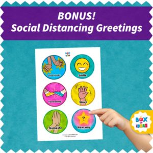 Six Non-contact Greetings choices for Social Distancing: Jazz Hands, Foot bump, namaste, smile, wave and new way